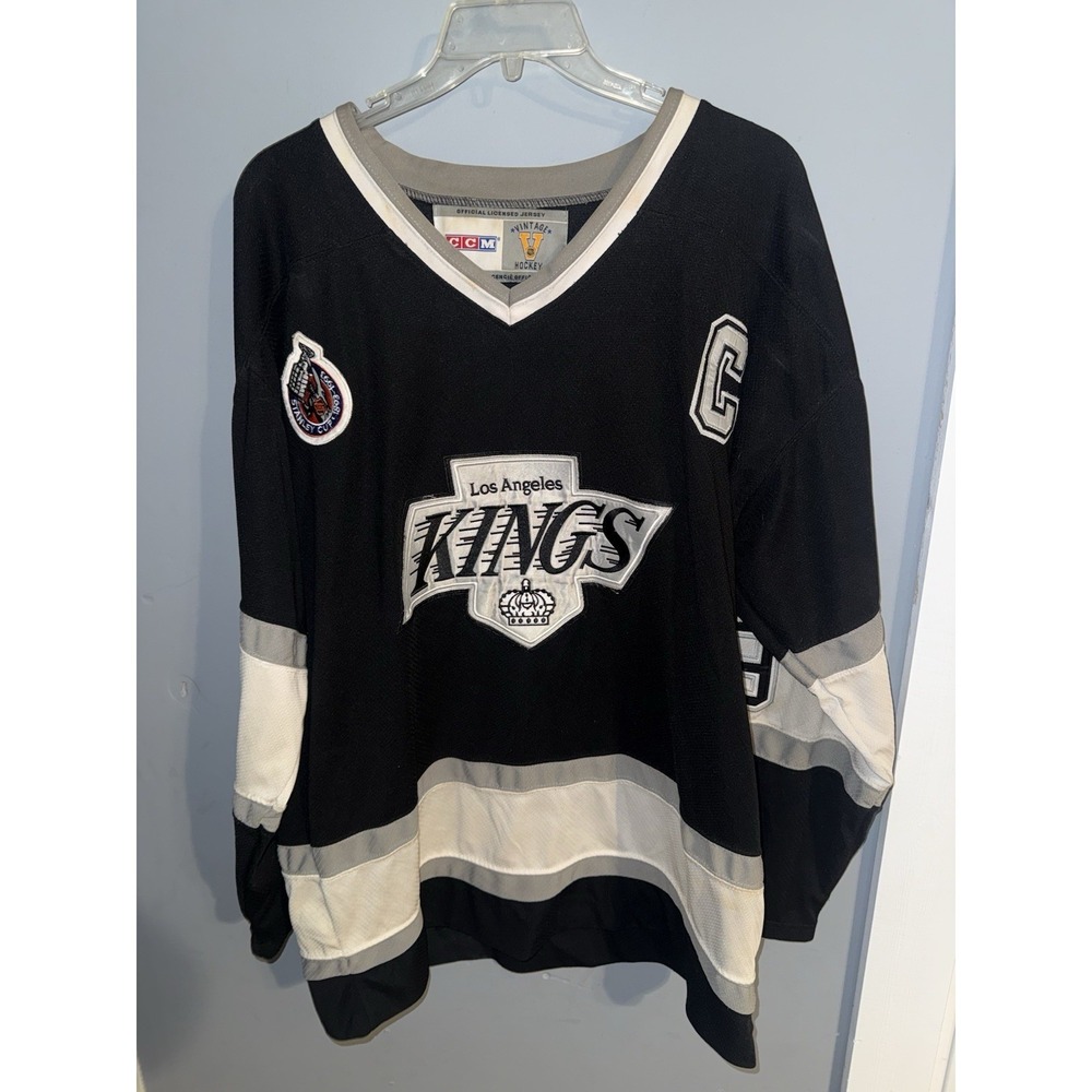 Los Angeles Kings Wayne Gretzky  Hockey Jersey -‎ 52- Black/Grey - RARE!!